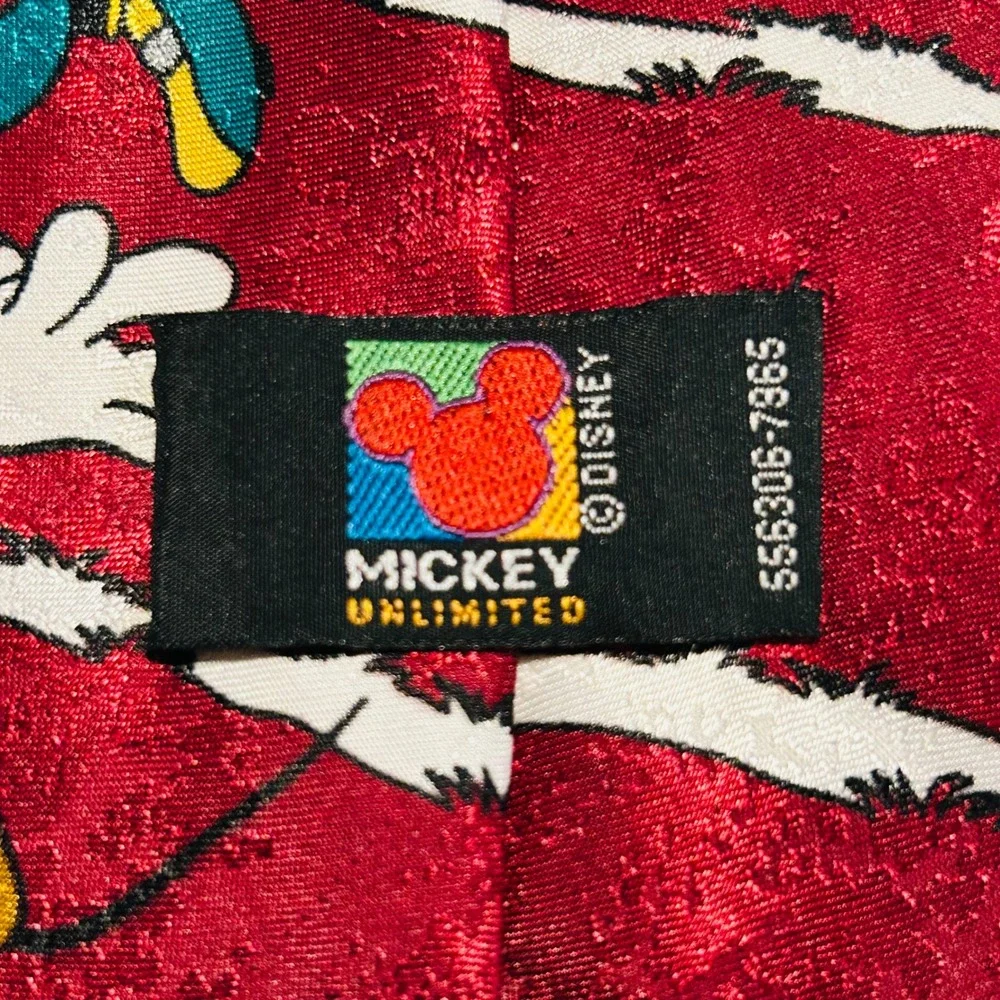 Vintage Disney Mickey Unlimited Tie 3.75